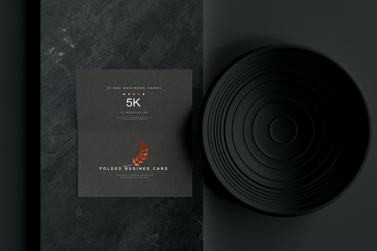Folded Business Card Mockups, a Print Template by pmvch (Photo 19 of 20)