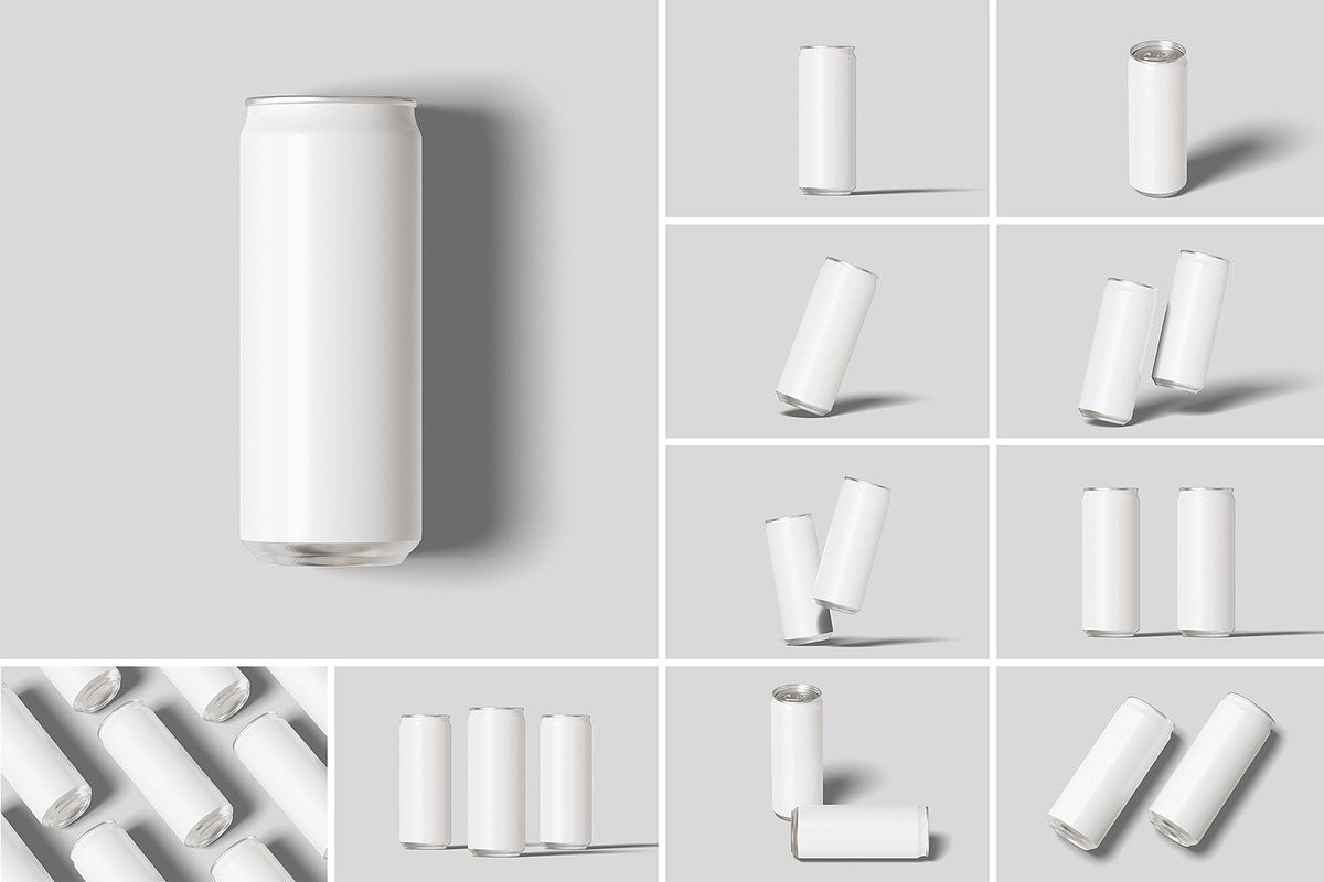 Soda Can Mockup Bundles, a Cups & Container Mockup by Graphic Aesthetic (Photo 3 of 17)
