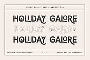 Holiday Galore - Hand-Drawn Font Duo, a Sans Serif Font by SilverStag Type Foundry (Thumbnail 28 of 39)