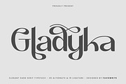 Gladyka - Display Sans Serif, a Sans Serif Font by Favo Write (Thumbnail 1 of 13)