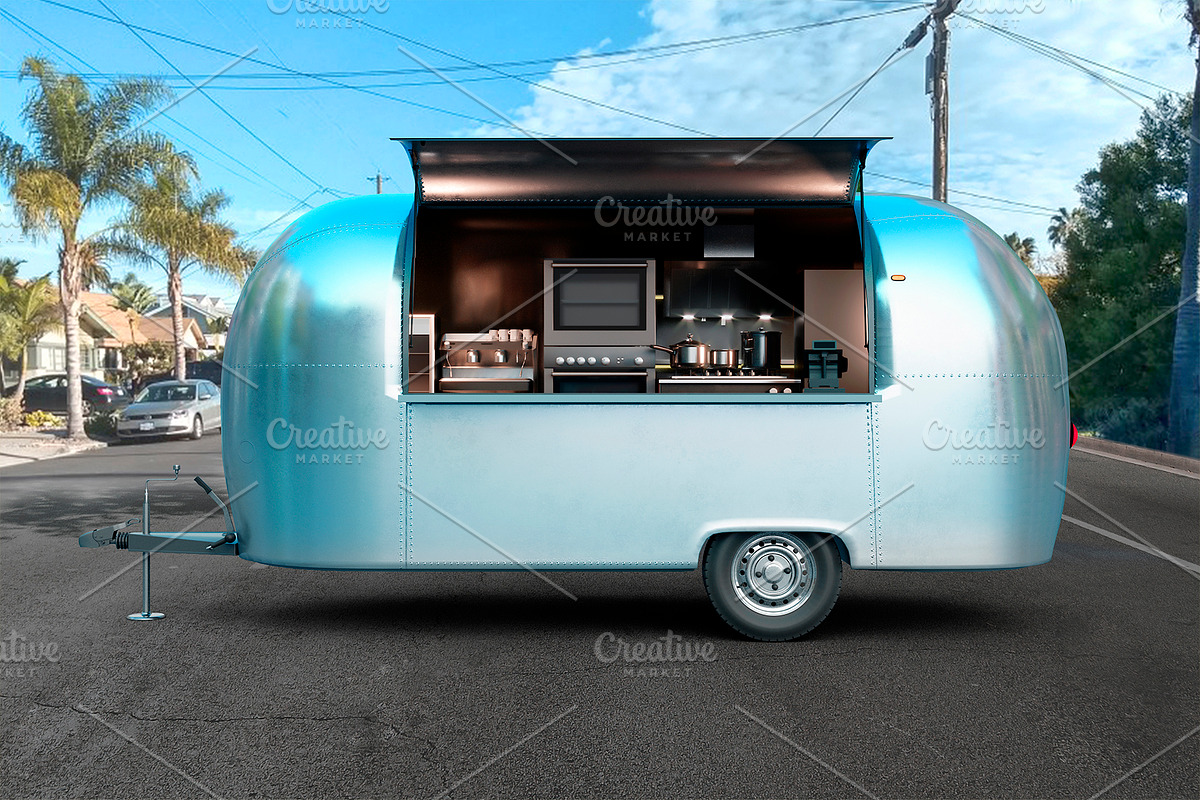 Food Truck Vol.3. PSD Mockup, a Product Mockup by Egor Shkolnikov (Photo 7 of 8)
