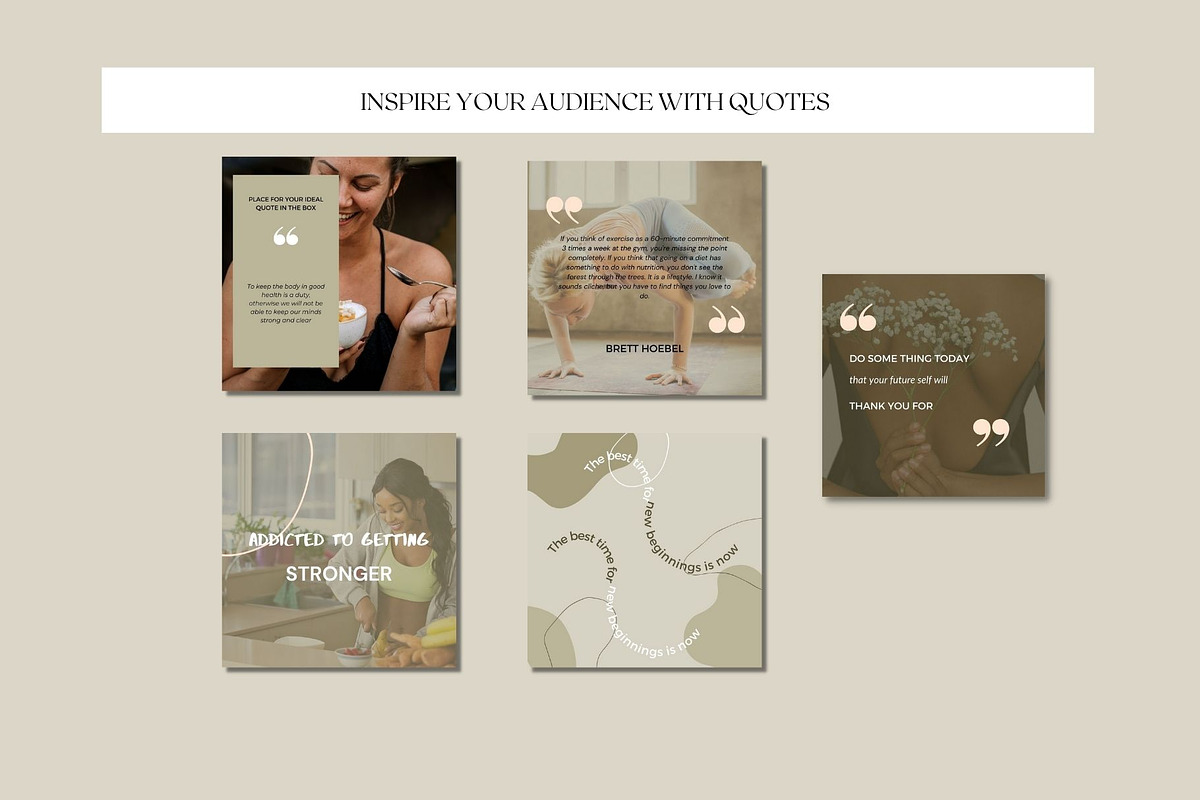 Nutrition coach Instagram template, a Social Media Template by Deepa Template Studio (Photo 10 of 11)