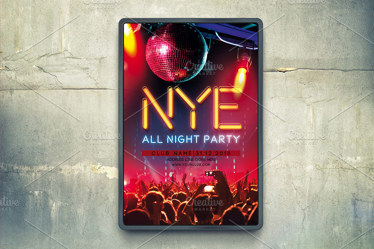 New Year Eve. Party Flyer, a Flyer Template by Flyer Arts (Photo 4 of 4)
