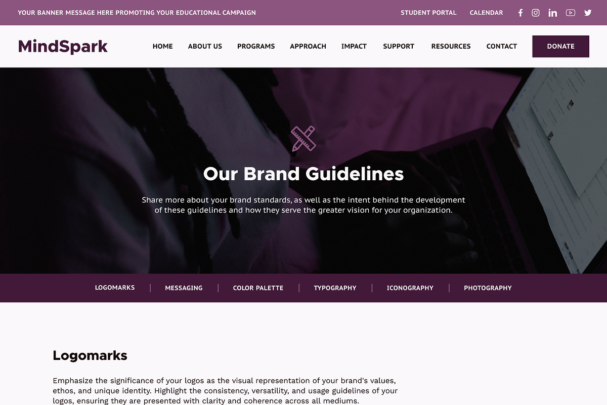 Education Showit Website Template, a WordPress Template by Studio Humankind (Photo 14 of 20)