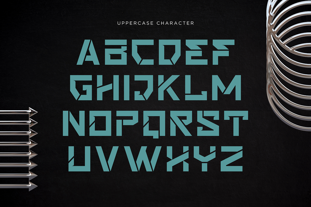 Groke Sport- Techno Logo Font, a Sans Serif Font by Nirmana Visual (Photo 4 of 10)