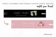 Black Canva YouTube Branding Kit, a Social Media Template by Studio Eburnean (Thumbnail 4 of 6)