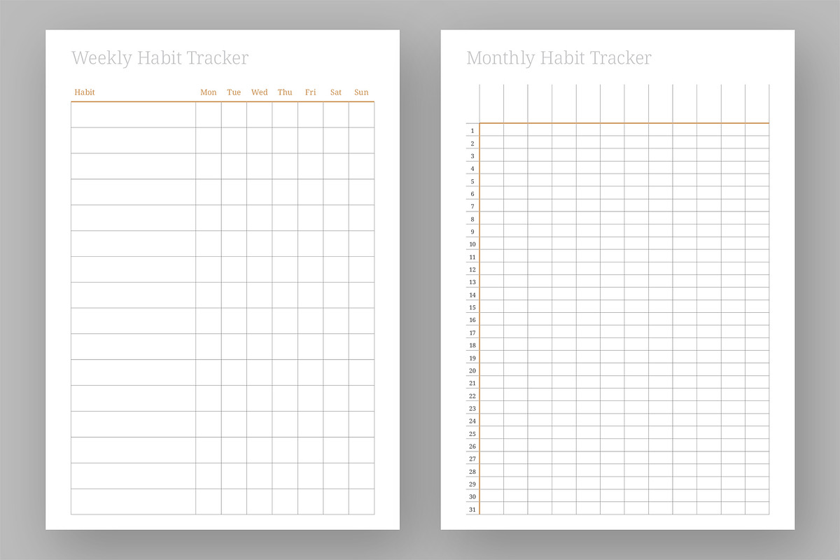 2027 Planner Template (P047-27-M), a Stationery Template by mikhailmorosin (Photo 8 of 10)