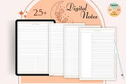 Digital Notes Templates | Goodnotes, a Stationery Template by CreativeBundlex (Thumbnail 1 of 10)