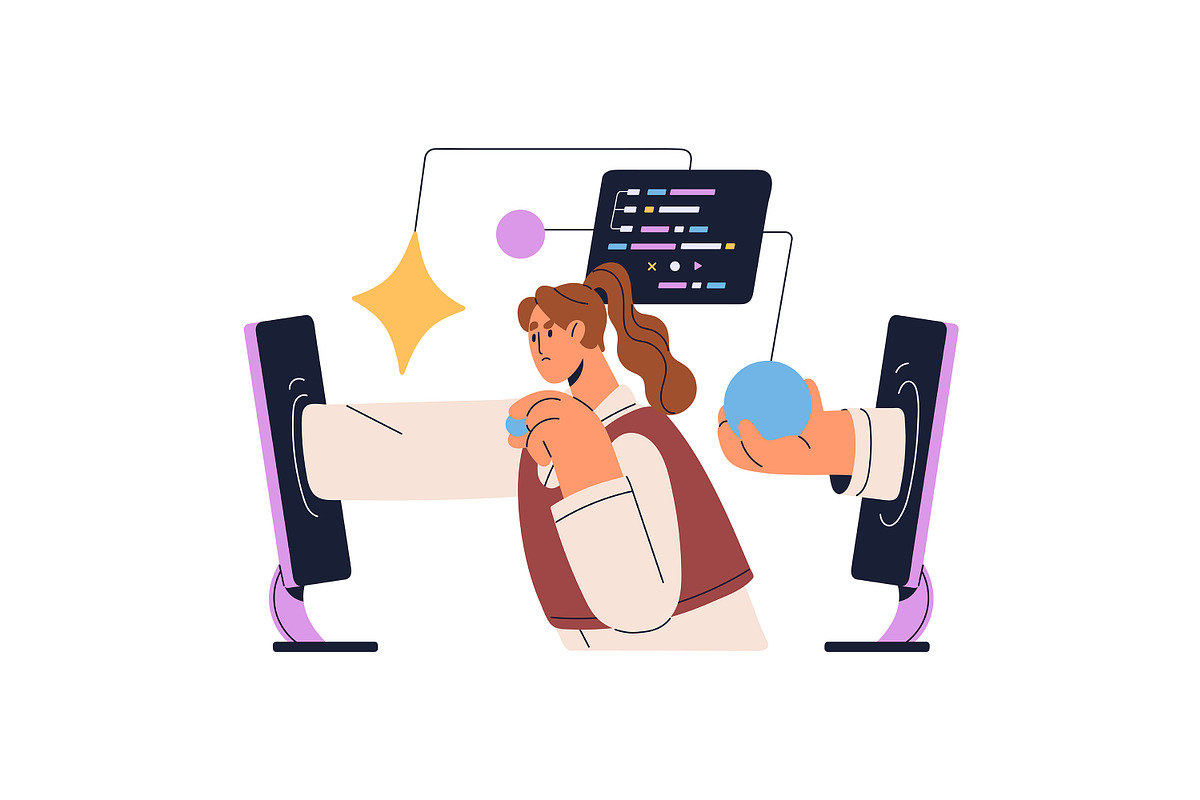 Programmers at work. IT concepts set, a Work Illustration by PaperTrident (Photo 20 of 28)