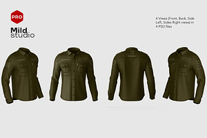 Tactical Dress Shirt Mockup v.02