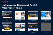 Booking & Rental Theme WP - Remons, a WordPress Template by ovatheme (Thumbnail 1 of 2)