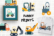 Beep-Beep, a Pattern Graphic by Viktoria Siarova (Thumbnail 2 of 5)