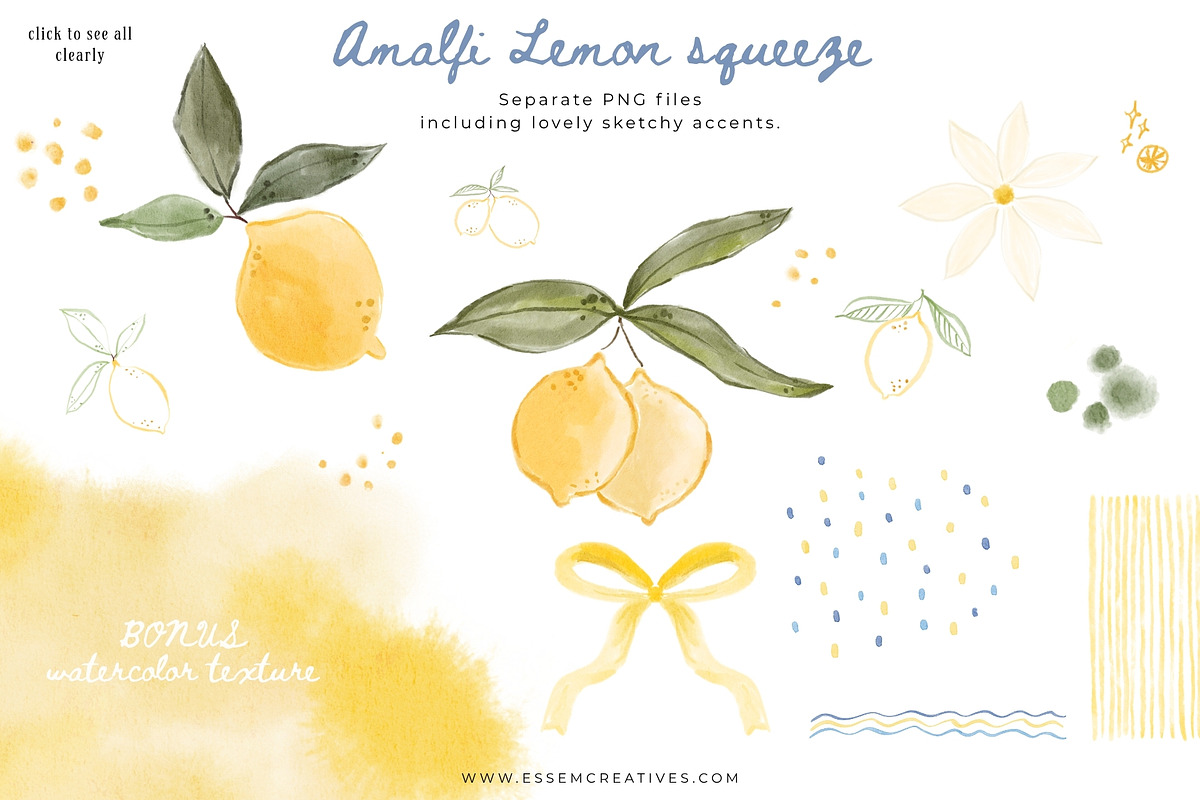 Amalfi Lemon Squeeze Grandmillenial, a Food Illustration by Essem Creatives (Photo 6 of 8)