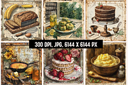 Favorite Foods Vintage Junk Journal, a Background Graphic by PrintHaven Designs (Thumbnail 5 of 10)