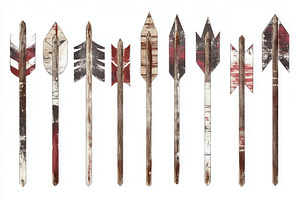 Grunge arrows add tribal flair, a Photo by Pavel_design