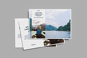 A5 Flyer Landscape Mockup, an Advertising Mockup by AndikaGraphic (Thumbnail 7 of 8)