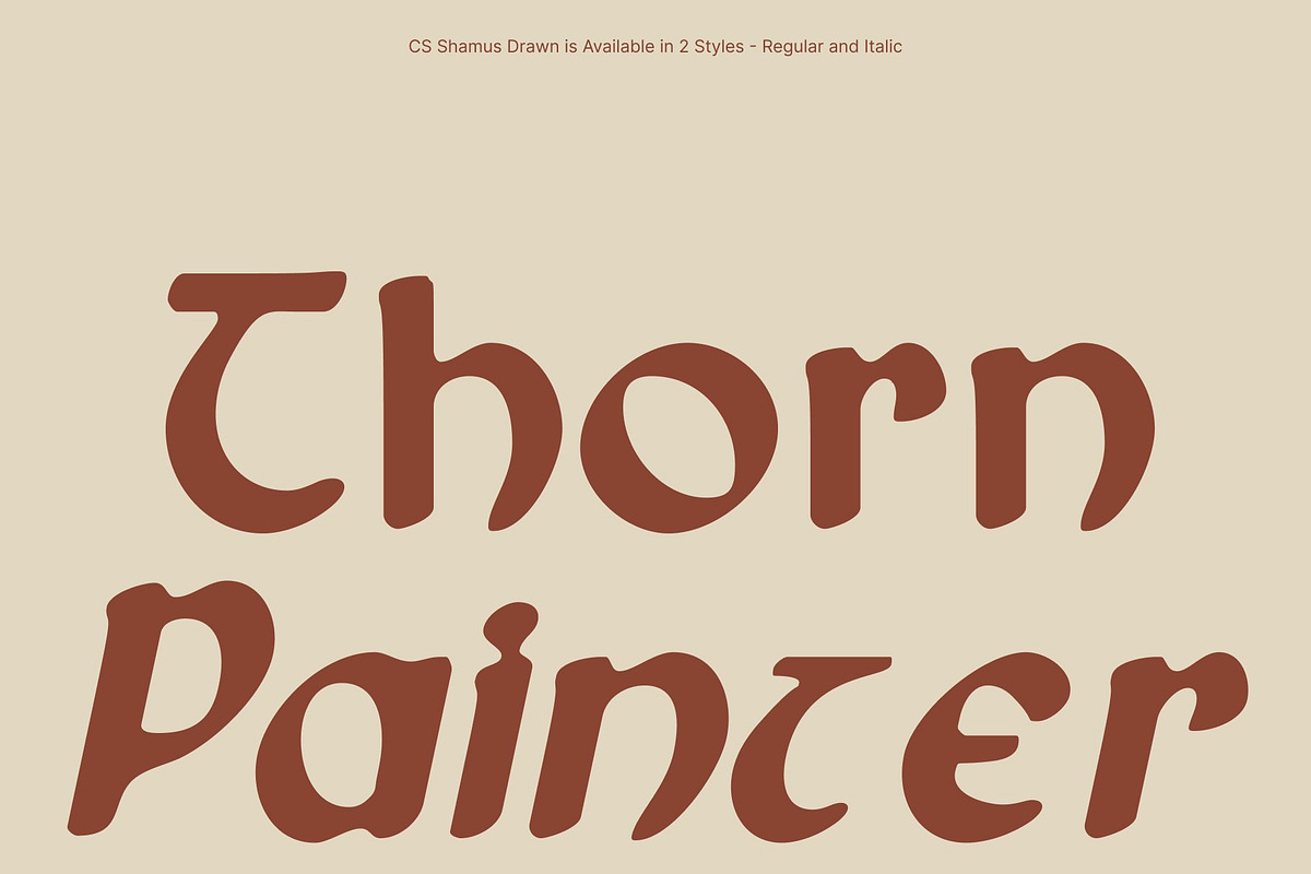 CS Shamus Drawn, a Sans Serif Font by Craft Supply Co. (Photo 3 of 8)