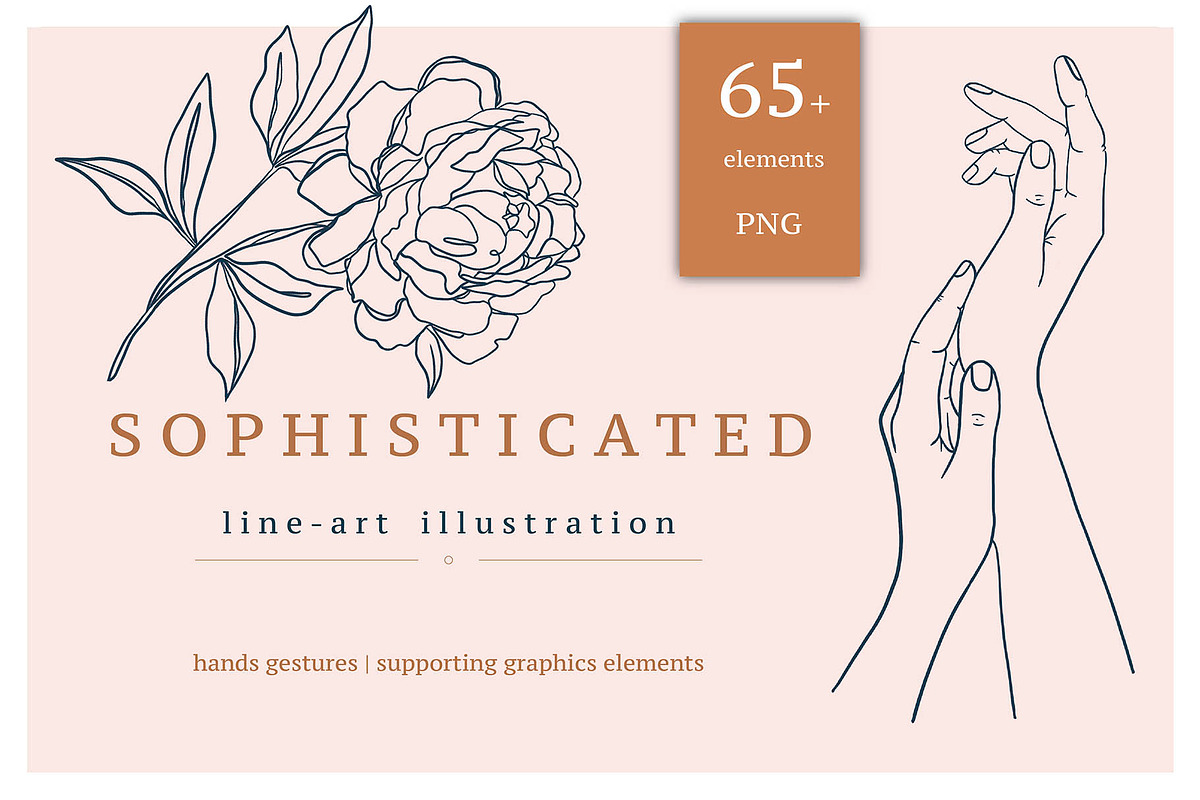 Hands+Graphic line art illustration, an Illustration by digital_essence (Photo 1 of 7)