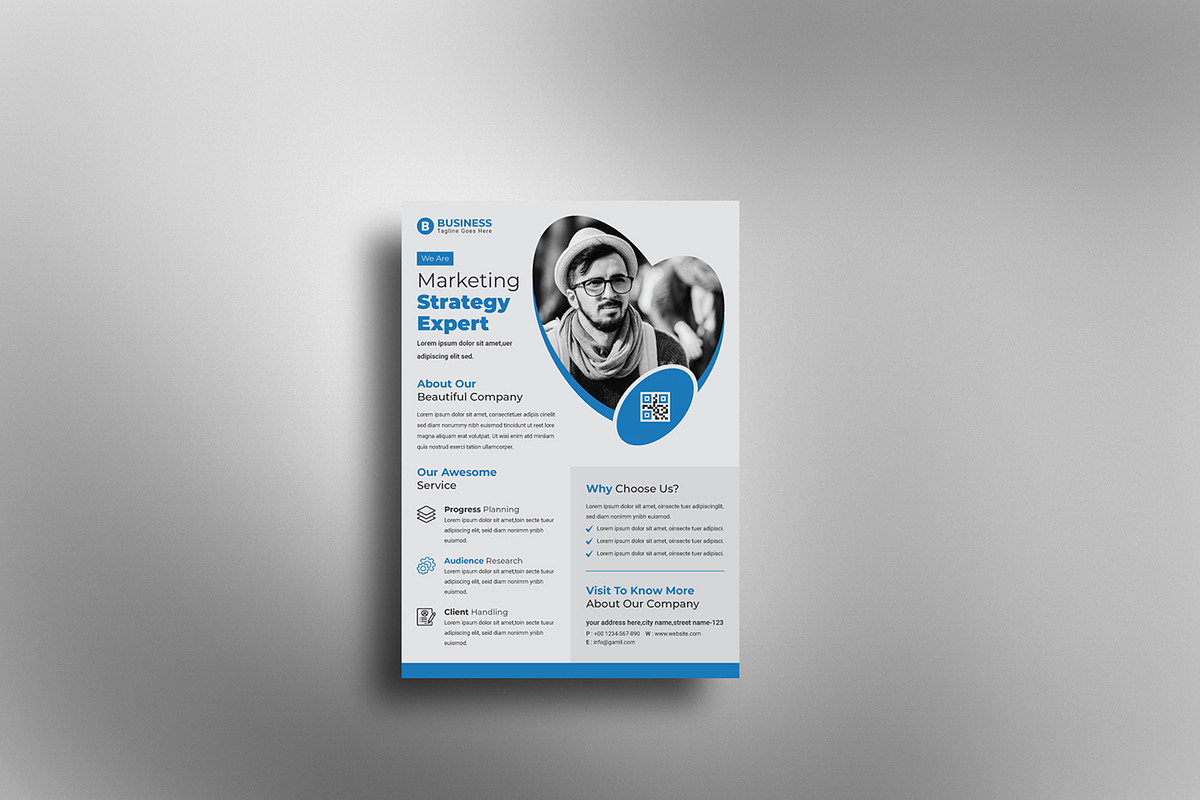 Business Flyer 3 colour variation, a Flyer Template by creative-som (Photo 3 of 4)