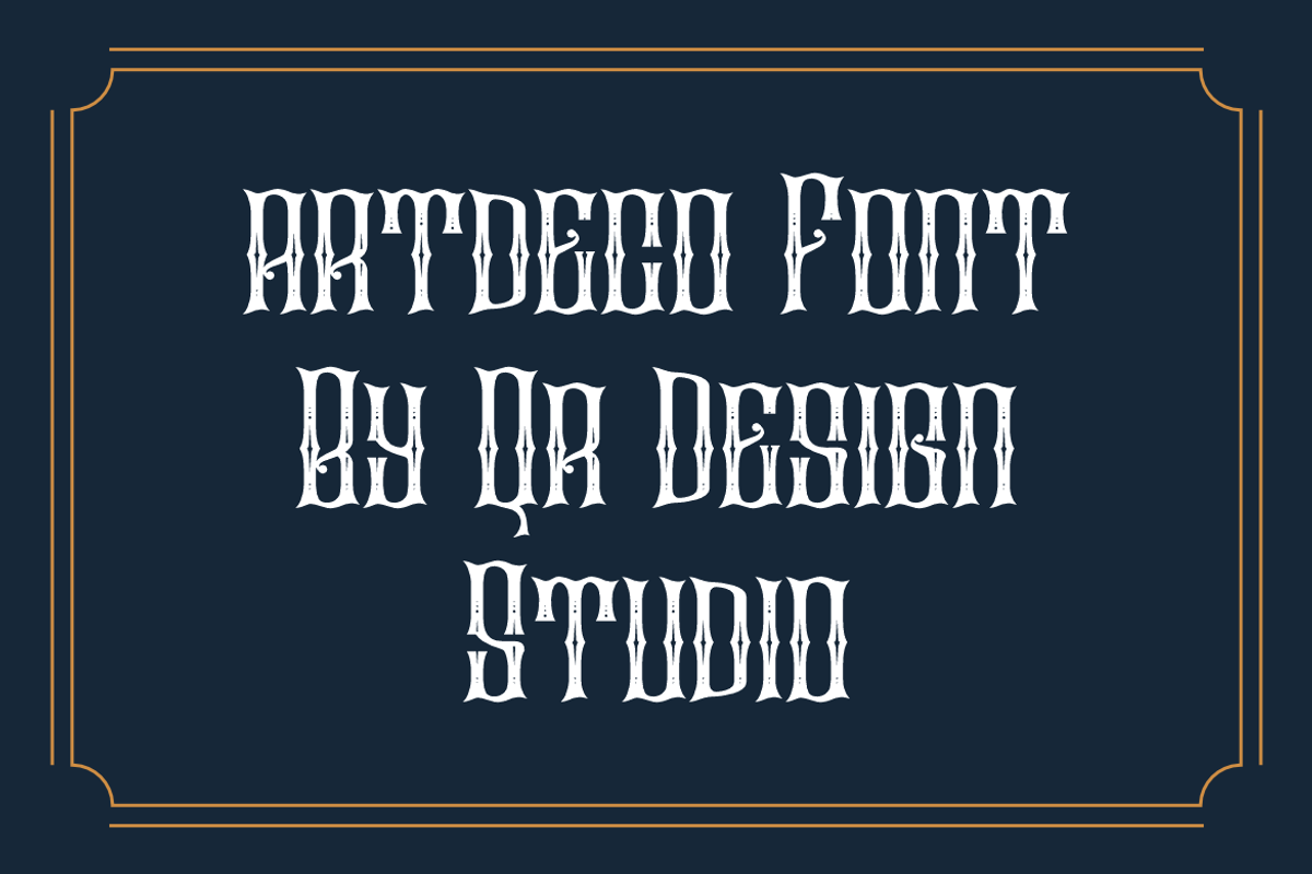 Actions American - Vintage Font, a Blackletter Font by QR Design Studio (Photo 4 of 8)
