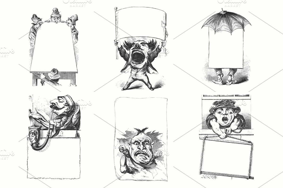 Electrotype Character Banners, an Animal Illustration by Blue Line Design (Photo 3 of 6)