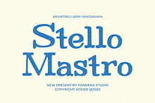 Stello Mastro - Handdrawn Serif