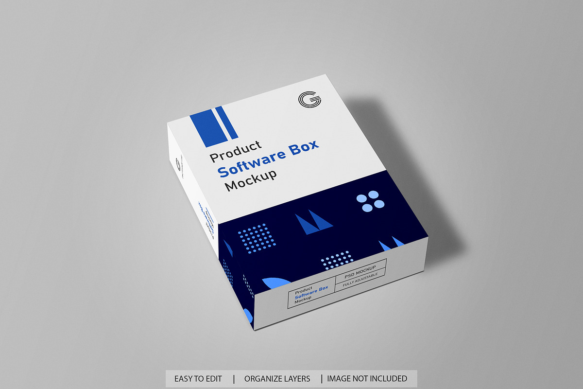 Software Packaging Box Mockup, a Cups & Container Mockup by MnGfx (Photo 2 of 3)