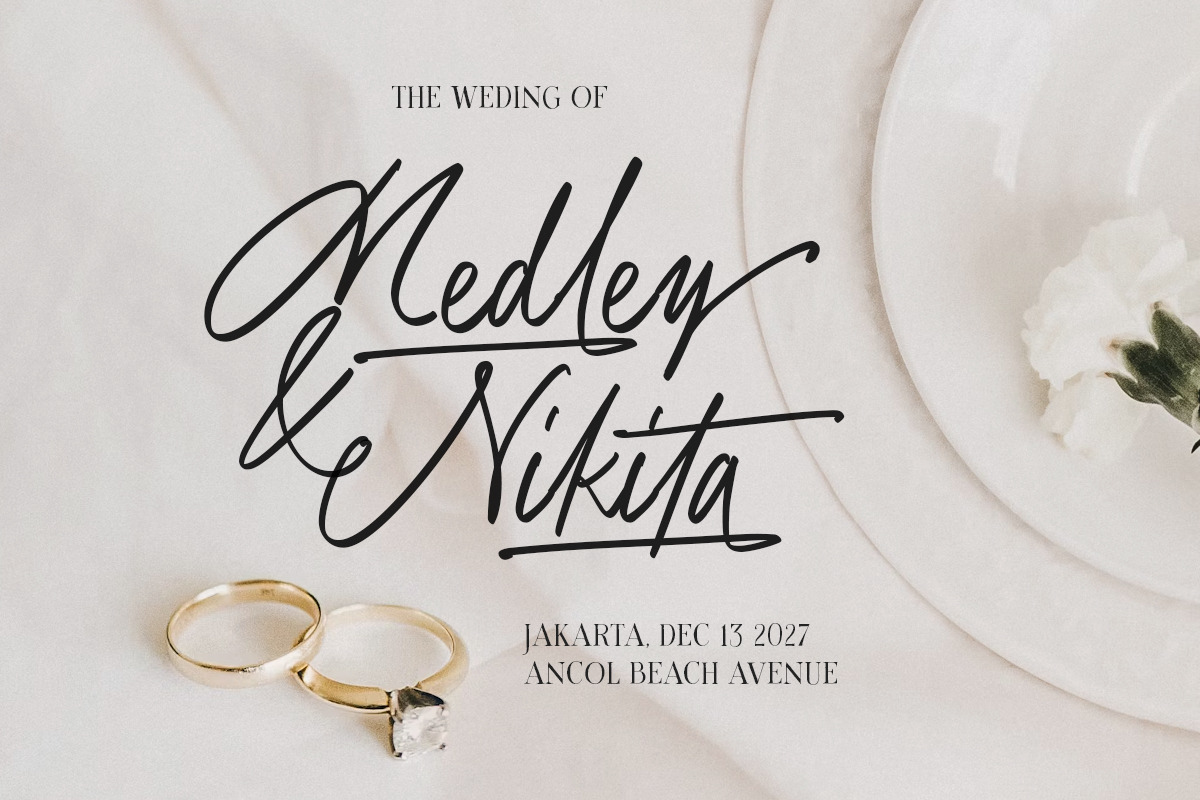 Young Bentley's Stylish Script, a Script Font by Letterhend Studio (Photo 9 of 9)