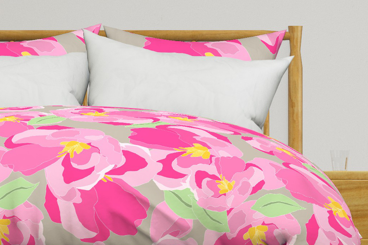 Pink peonies blooms bouquets spring, a Pattern Graphic by Nocito Design (Photo 5 of 5)