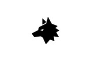 Wolf Head Icon Animal, an Animal Illustration by Vectorium Studio (Thumbnail 1 of 4)