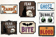 Vintage Rustic Halloween Sublimation, an Illustration by Libby Wishes (Thumbnail 3 of 3)