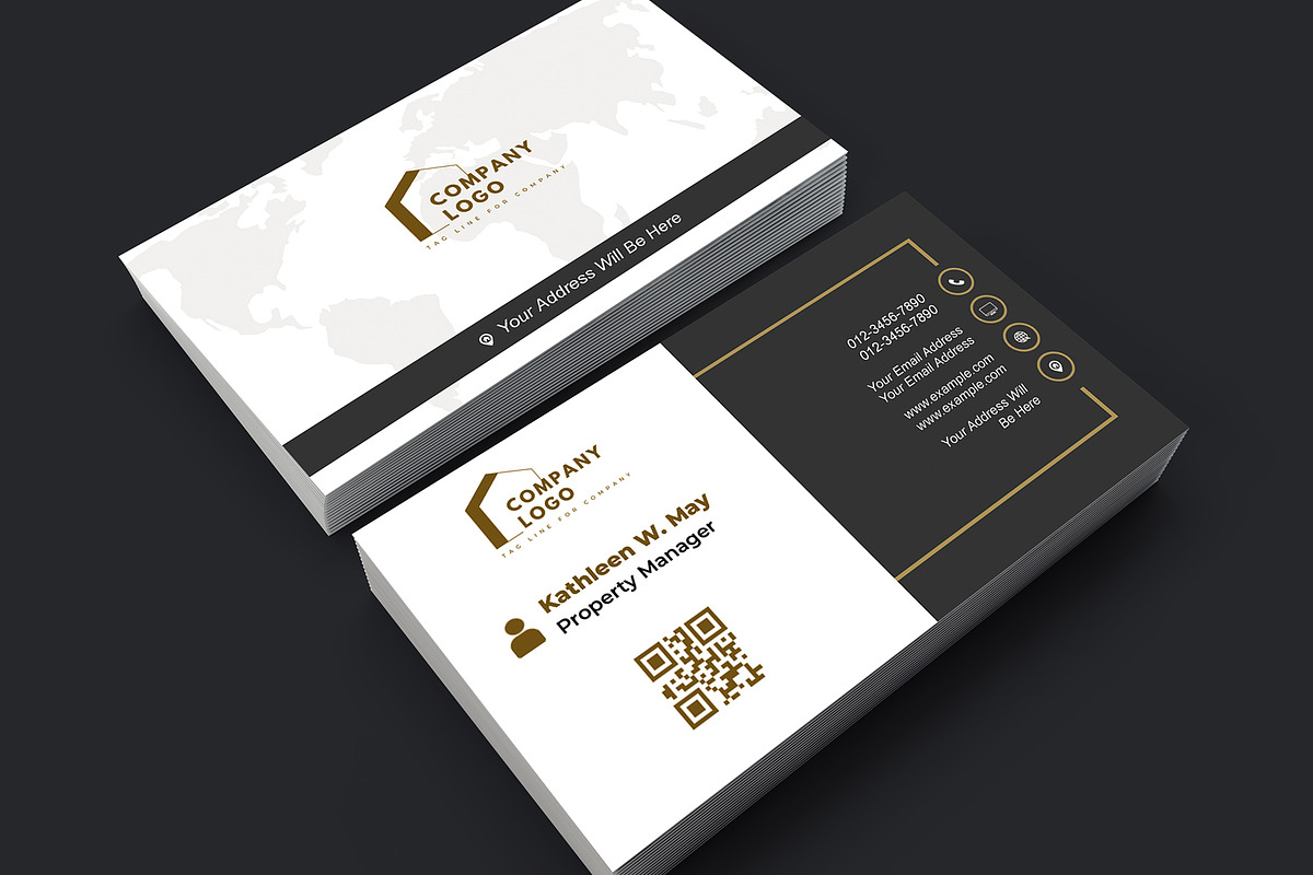 Edge Real Business Card PSD preview 5