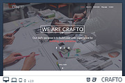 CraftoWP - One-Page WordPress Theme, a WordPress Template by Picseel (Thumbnail 1 of 5)
