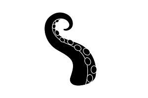 Octopus tentacle with suction cups, an Animal Illustration by GraphiShop