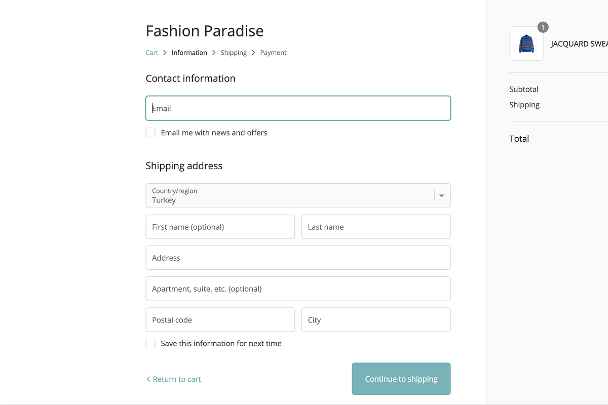 Shopify Cloths eCommerce Theme Blue, a Templates & Theme by Exclusive Themes (Photo 5 of 10)