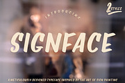 Signface, a Sans Serif Font by Ayca Atalay (Thumbnail 1 of 8)