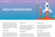Missingidea HTML, a HTML Template by Cubicthemes (Thumbnail 2 of 4)