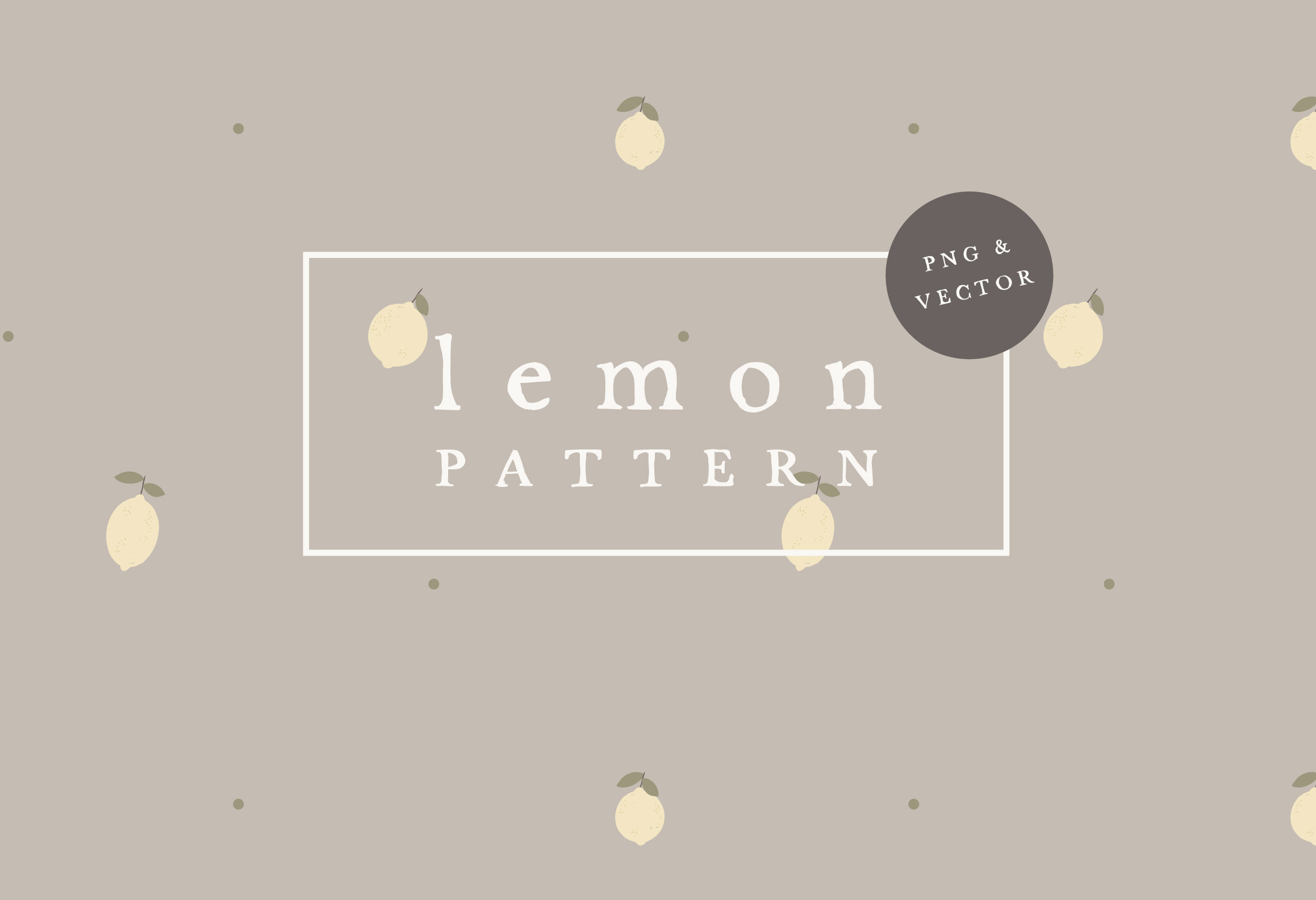 LEMON PATTERN / seamless, a Pattern Graphic by KruthDesign