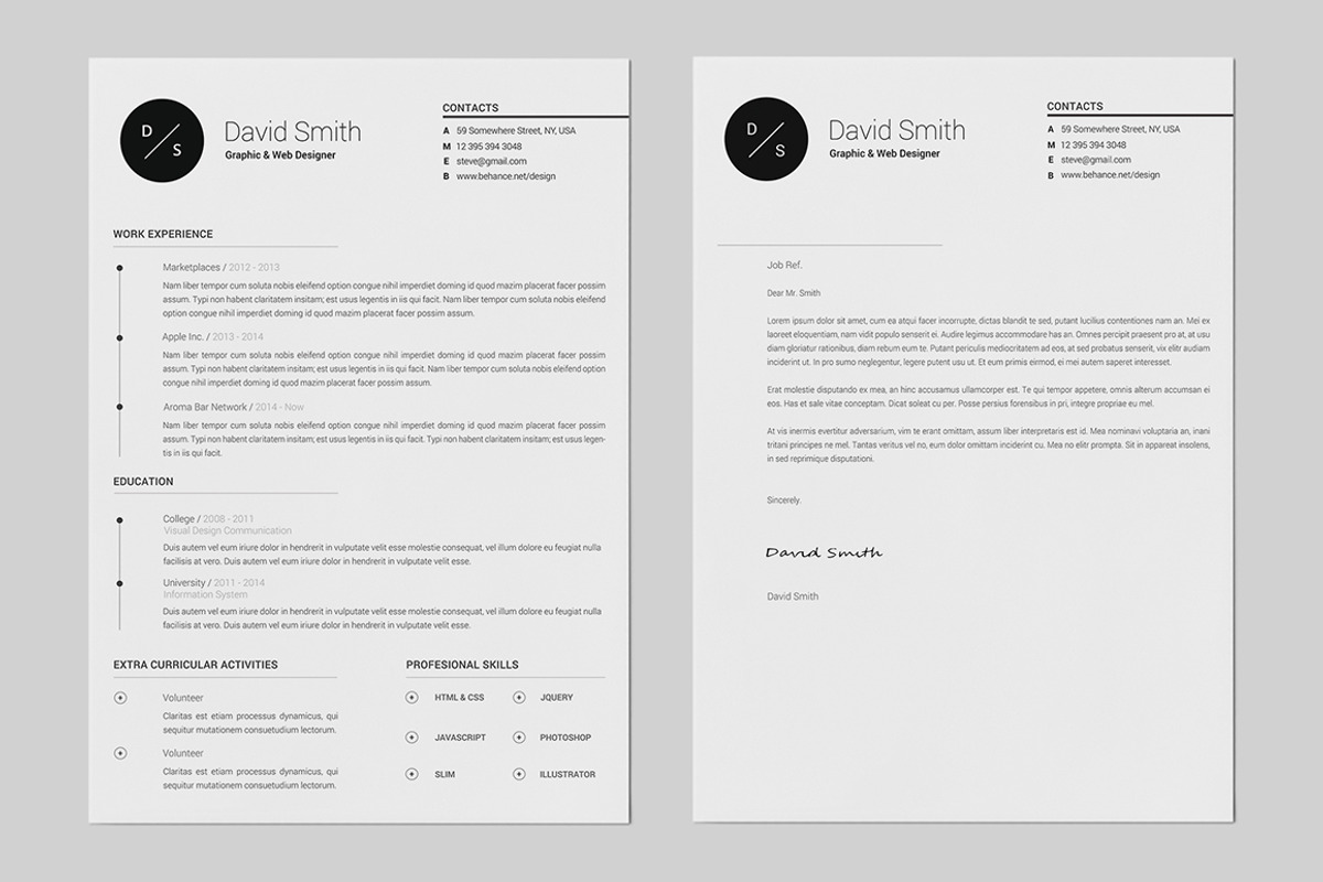 Resume / CV - Essence, a Resume Template by 3Angle (Photo 2 of 5)
