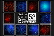 Set of 52 Circuit boards backgrounds, a Background Graphic by frost_newt (Thumbnail 1 of 5)