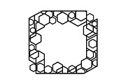 Polygon Frame & Label Bundle, an Illustration by Creativeshirt (Thumbnail 44 of 51)