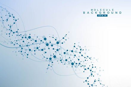 Structure molecule and communication, a Healthcare Illustration by pro500