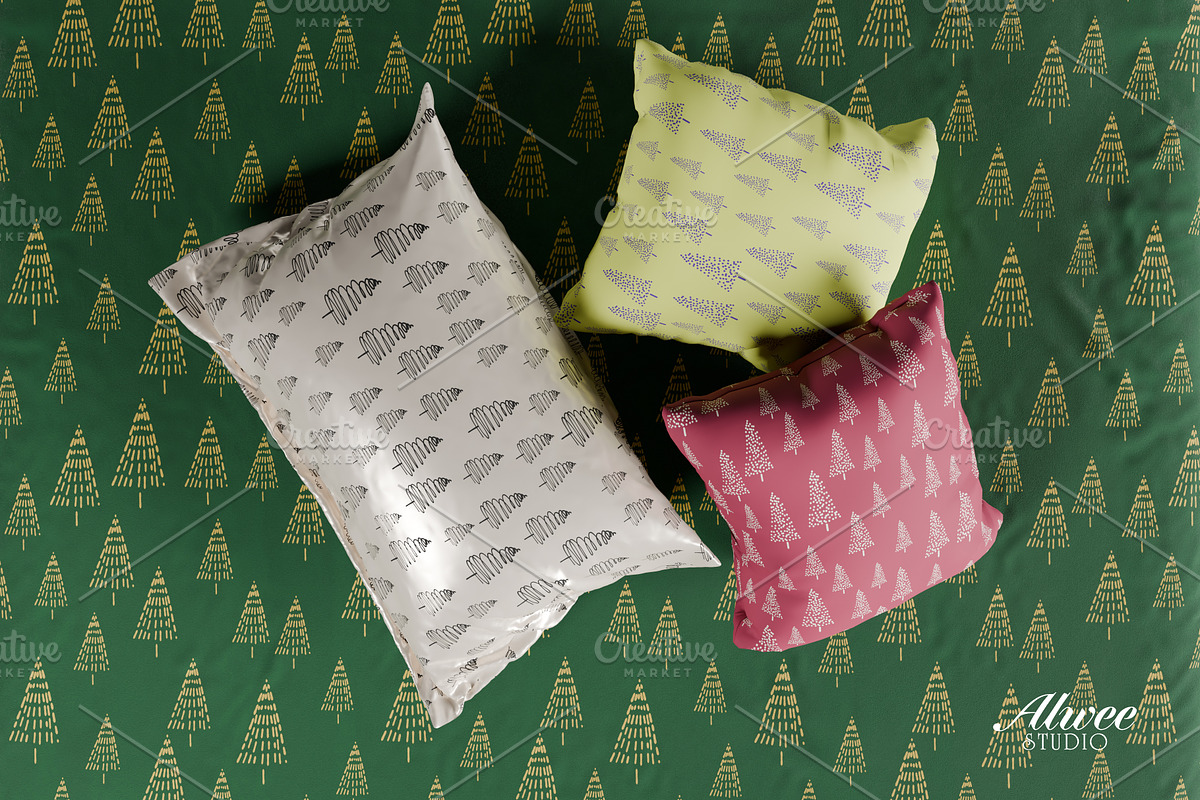 Scandinavian Christmas Trees Pattern, a Pattern Graphic by Alwee Studio (Photo 8 of 8)