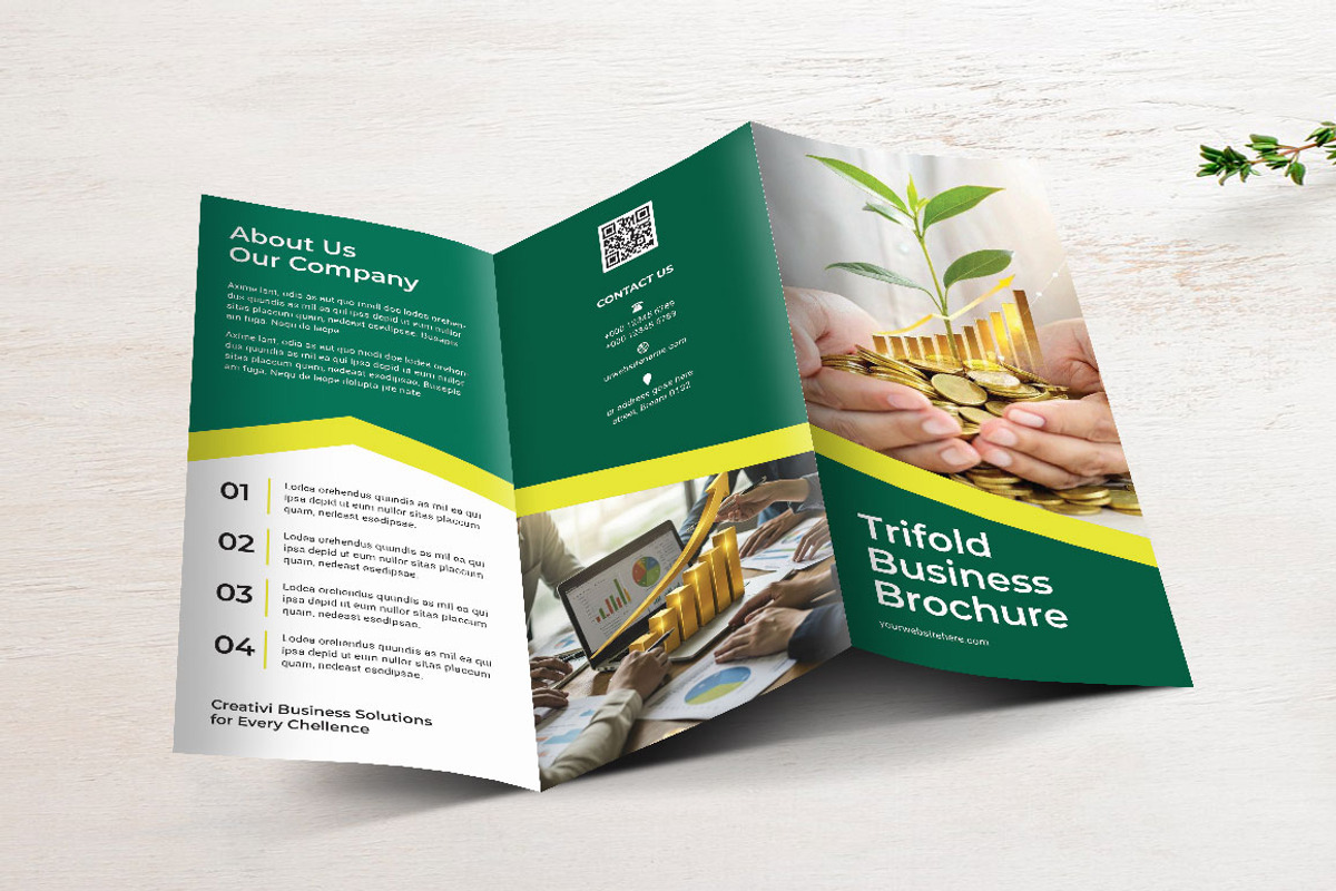 Trifold Business Brochure, a Brochure Template by yanindesign (Photo 2 of 3)