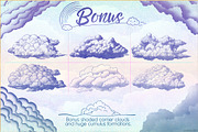 Cloud Creator Doodle Stamp Brushes, a Brush Add-On by Paper Element (Thumbnail 10 of 10)