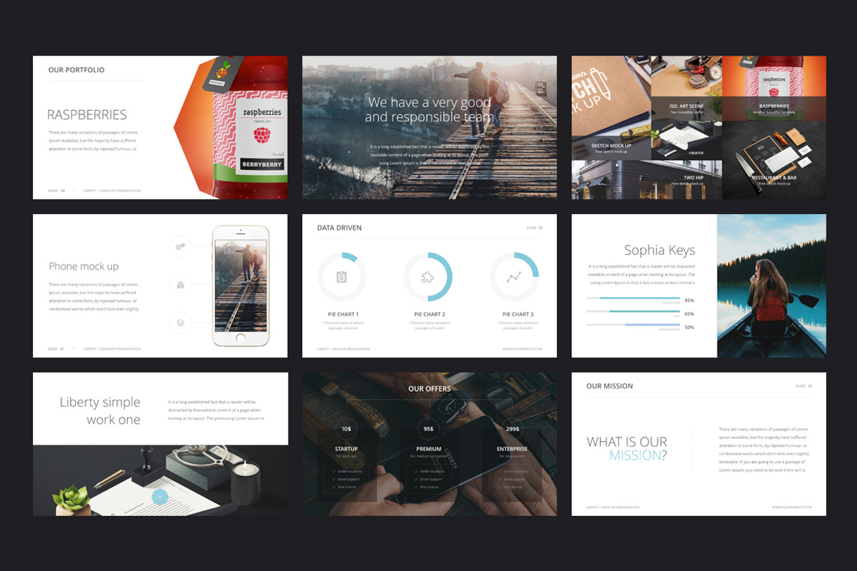 Liberty Keynote Presentation, a Presentation Template by Vladislav Muslakov (Photo 4 of 7)