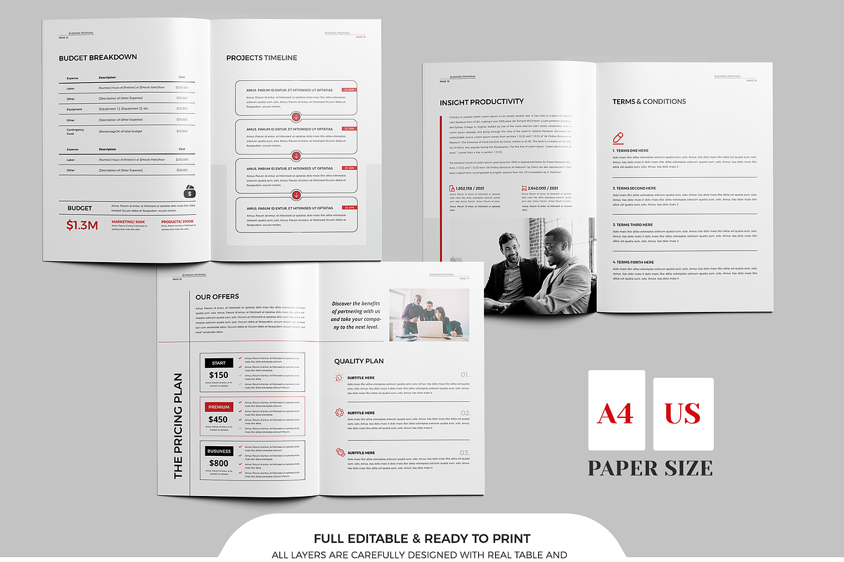 Canva Proposal, Word | PPT | ID | Ai, a Brochure Template by Template Zone (Photo 5 of 12)