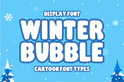 Winter Bubble - Cartoon Display Font, a Sans Serif Font by KiddoGlyphs Studio (Thumbnail 1 of 4)