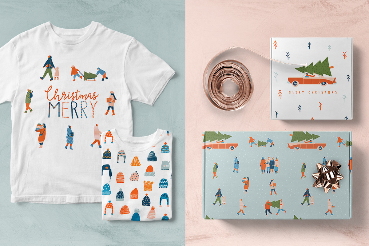 Christmas Market graphic set, a Decorative Illustration by Nicetoseeya (Photo 5 of 11)