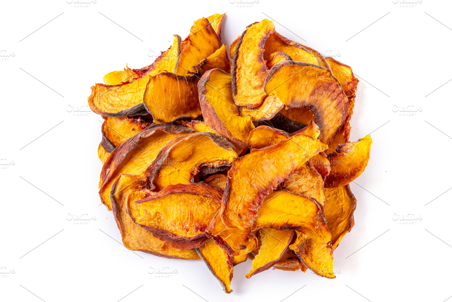 Homemade sun dried sublimated slices of peach, a Food & Drink Photo by Rimma